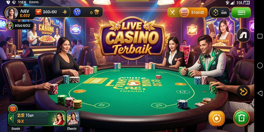 Gameplay Live Casino yang menarik dan interaktif di 116X.
