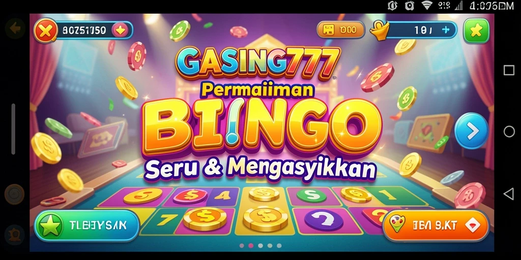 Screenshot GASING777 menampilkan gameplay Bingo yang seru dan interaktif.